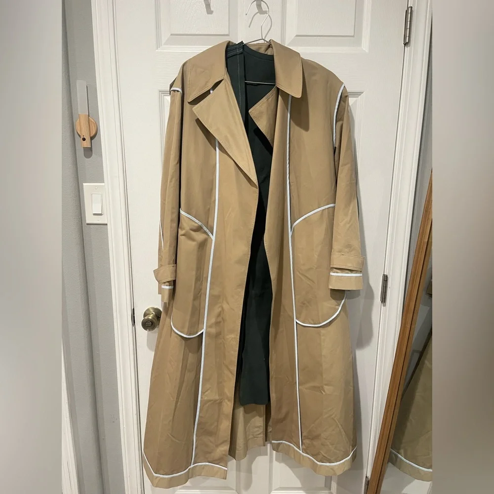 NWT Recto Reversible Trench Coat - Picture 4 of 5